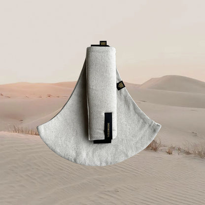Ергономична раница - носилка за бебеносене от лен Wildride Sand